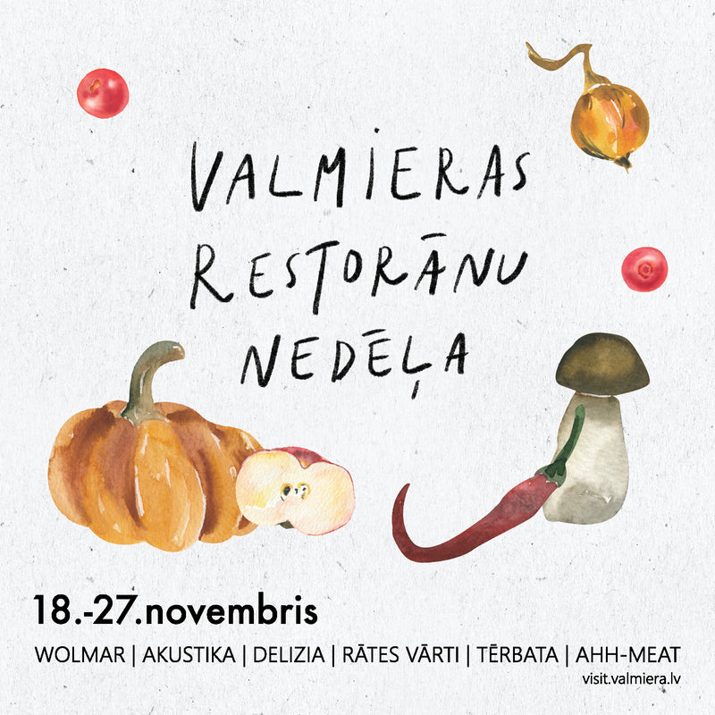 Dizains Valmieras restorānu nedēļai